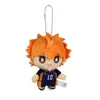 2024 Hot selling 10cm anime cartoon volleyball young cute little doll backpack accessories plush doll pendant gifts