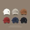 Lettre Simple N Chapeau De Baseball Brodé Polyvalent Femmes Pur Coton Respirant Show Face Petite Version Coréenne Casual Soft Top Cap Hommes