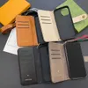 Étui de téléphone à rabat en cuir véritable avec porte-cartes pour Samsung Galaxy S24 S23ultra Étui portefeuille de créateur de mode pour iPhone 15Pro 14promax 14plus 13pro 12pro 11