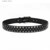 Riemen Echt Leer Heavy Metal Punk Riemen Voor Mannen Rock Stud Cowboy Riem Mannen Ceinture Homme Taille Riem L240308