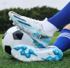 Nova chegada das mulheres dos homens botas de futebol de alta qualidade jovens meninos meninas ag tf sapatos de futebol preto azul branco vermelho crianças sapatos de treinamento confortáveis para crianças