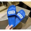 Balencaga b Pantofole con lettera familiare da donna 23 New Paris Night Glow Large da uomo e stesso stile Beach Luxury Designer Slides 5EY5