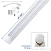 Tubes LED Tube LED 8Ft Shop Luminaire 120W Porte Refroidisseur Zer Bbs 2Ft 4Ft 5Ft 6Ft V Forme Intégrée Drop Livraison Lumières Éclairage Li Dhrxe