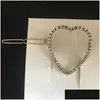 Haaraccessoires Nieuwe collectie Dames Hart Letter Haarclip Bling Kristal Haarspeldjes Modeaccessoires 2 stijlen Drop Delivery Baby, Kid Dhuvn