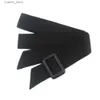 Belts Women Polyester Double Side Wind Trench Coat Belt Replacement with Buckle Waist Belts for Overcoat Jacket L240308