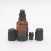 wholesale 100x Steel Roller & Lids for 18mm/ 410 neck size Doterra Young Living Bottles Glass roller Aromatherapy Perfume Roller DIN18 LL