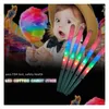 LED Light Sticks LED Marshmallow Stick Glow Party Concert Christmas Luminous Childrens Light Colorf Color Changing Plastic Blinking Cl DHZN4