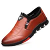 Chaussures en cuir pour hommes printemps hommes d'affaires décontracté à semelles souples antidérapant respirant tout-Match chaussures mocassins Zapatos 240228