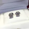 Oorknopjes 2024 Verkoop 925 Sterling Zilver Enkele Diamant Dames Eenvoudige Mode-sieraden Feestcadeau