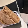 Raffia Handbag Women Designer Shoulder Bag Luxury Woven Straw Camera Purse Grass Y Handbags Summer Beach Flap Crossbody Bags