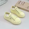 Dress Shoes Casual Shoes Fashion Woman Sneakers Leather Tops Designer Girls Beige Yellow Grey Outdoor Lace-Up Sports Trainers Shoe 36-41 S sH240308