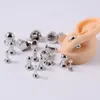 Stud Earrings 4Pcs Cylinder Ear Plugs Portable Metal Mirror Surface Gauges Expander 1mm-5.5mm Punk Taper Men Women