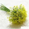 Dekorative Blumenkränze 16 Teile/satz Babys Atem Künstliche Blumen Gefälschte Gypsophila Diy Blumensträuße Arrangement Hochzeit Zuhause G Dh3Cm