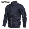 Tacvasen Spring Autumnfall Lightweight Baseball Jacket Mens Casual Bomber Coats Varsity Jackets Outwear Man 240301