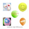 Party Decoration 12inch Customized Round Advertise Balloons Printing With Logo For Festival Supplies 500pcs