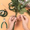 Dekorativa blommor DIY Flower Arrangement Kit Floral Tool Set Bouquet Stem Wrap Trimning Scissor Double Side Tape Wire Corsage Pin For