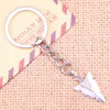 Keychains 20pcs Fashion Keychain 28x15mm Arrowhead Dagger Pendants DIY Men Jewelry Car Key Chain Ring Holder Souvenir For Gift