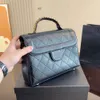 Cc Bag Umhängetaschen Vinatge Hand mit Matelasse-Kette Totes Damen Mini Kalbsleder Aktentasche Multi Pochette Gold Metall Drehverschluss Sui