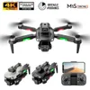 Dronlar Yeni M1S Drone 4K Profesional Üç HD Kamera Engel Kaçınma Hava Fotoğrafçılığı Fırçasız Motor Katlanabilir RC Quadcopter Oyuncakları Q240308