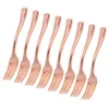 Dinnerware Sets 24 Pcs Disposable Fruit Fork Forks Dessert Picks Kids Cutlery Party Tableware Silverware