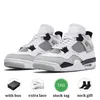 Air Jordan 4 Retro Off White Travis Scott Jumpman 4 4s basketball shoes for men women J4 Military Black Cat Sail Red Thunder University Blue【code ：L】Sports Sneakers Trainers