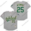 Rozmiar mężczyzn S-4xl zszyty Oakland Mark 25 McGwire 34 Baseball Jersey