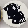 Abbigliamento polo firmato nuovo marchio Cotone estivo abbigliamento per bambini di alta qualità set sportivo per bambini di fascia alta moda taglia 90 cm-150 cm a02