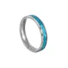 4 мм 6 мм 8 мм синие кольца в стиле хип-хоп из нержавеющей стали, модные мужские и женские обручальные кольца, модные ювелирные изделия