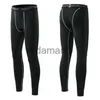 Men's Pro Tight Skinny fitness running compression Capris leggings tights basketball Football Quickly dry training 240308