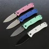 Mini couteaux de poche BM 533, couteau pliant multicolore, manche en Fiber de Nylon, Camping en plein air, pêche, défense de sécurité, outil EDC