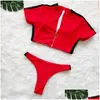 BRAS SETS LIVA GIRL 2023 Y SWIMSUT Två stycken Badkläder Baddräkter Split Hollow Fal Bikini Bathing Suit Dim D12 Drop Delivery Dhjen