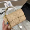 2024Luxury Designer Bag CF Handle Totes Hand Flap Bag Classic Top Caviar Grain Cowhide Leather Quilted Plaid Weave Chain Gold Hardware Shoulder Messenger Handväskor