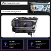 Head Lamp för Dodge Ram 1500 LED Dayme Running Headlight 2019-2021 2500 Turn Signal High Beam Light Car Lens