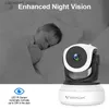 Caméra de surveillance pour bébé Vstarcam HD 1080P IP intérieure sans fil WiFi Sécurité Vision nocturne AI Détection du corps humain Sécurité à domicile Q240308