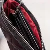 Portafoglio classico con griglia di diamanti Portafoglio con cerniera di design Porta carte da donna classico Tasche a portafoglio portamonete da donna in pelle di alta qualità