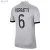 Voetbalshirts 2023 2024 Maillots White Away 10 Mbappe R. Sanches Hakimi 23 24 Enfants Maillot French S Vierde Voetbalshirts Heren KitsH240308