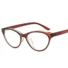 Zonnebril Frames 2024 Cat Eye Bril Frame Vrouwen Merk Vintage Optische Print Kat Computer Brillen 8 Kleur Oculos de Grau