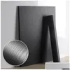 Fonds d'écran PVC auto-adhésif imperméable noir bois papier peint rouleau pour meubles porte armoires de bureau armoire mur papier de contact Dr Dhily