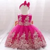 Abiti da bambino per bambini per ragazze con paillettes fiocco per festa di compleanno abito da ballo per bambini abito da battesimo abito per bambini 240226