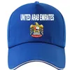 Ball Caps United Arab Emirates Youth Free Custom Made Name Number Hat Nation Flag Ae Islam Arabic Country Print Po Baseball Cap