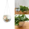 Disco Ball Flower Planter Pots Mirror Hanging Basket Hanging Flower Pot For Indoor Plants Vase Container Garden Decoration 240304