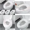 Couvre-siège de toilette Ers Cabine de douche extérieure Soft Warm Er Couvercle Pad Salle de bain Froid Loo Wc Amovible Lavable One Way Fenêtre Drop Del Dhgzp