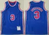 Vintage Basketball Carlos Arroyo Jersey 30 Retro Drazen Petrovic 3 Tim Duncan 21 David Robinson 50 Ray Allen 34 LeBron James 23 Niebieski biały czarny czerwony powrót