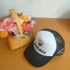 Primavera y verano nuevo sombrero deportivo impreso F1 sombrero de malla sombrero de béisbol al aire libre todoterreno sombrero de protección solar