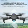 DRONES 2024 E88PRO RC DRONE 4K Professional Edition utrustad med 1080p vidvinkel Högupplöst kamera Fällbar helikopter WiFi FPV High Holding Gift Toy Q240308