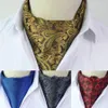 Neck Ties Men Vintage Polka Dot Wedding Formal Cravat Ascot Self British Style Gentleman Polyester Silk Paisley Tie Suit244w