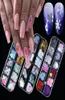 Gemischte 12 Farben holographische Schneeflocken Weihnachten Nagel Pailletten Glitzer Weihnachten Nail Art Dekorationen Aufkleber 3D Flocken Charms2151485