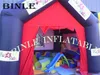 2024 new arrival house shaped inflatable square tent with windows inflatable canopy inflatable pavilion for kids play