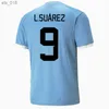 Fußballtrikots 2022 Uruguay-Trikot 22/23 L.suarez E.cavani N.de La Cruz Nationalmannschaftstrikot G.de Arrascaeta F.vaerde R.araujo R.bentancurH240308