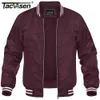 Tacvasen Spring Windbreaker Lightweight Full Zip Mens Baseball Jackets Casual Outdoor Overrocks Vandring Fiske Lättrockar 240305